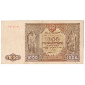 1.000 złotych 1946 - A z kropką