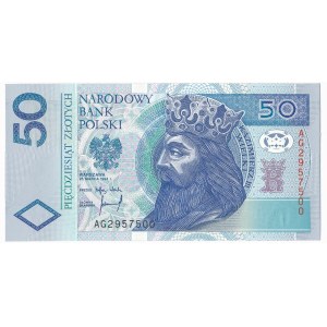 50 złotych 1994 - AG - rzadsza niespotykana seria