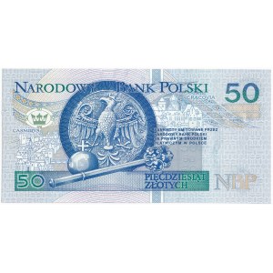 50 złotych 1994 - AG - rzadsza niespotykana seria