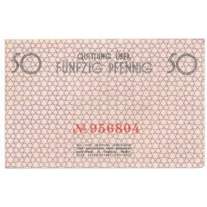 50 fenigów 1940 czerwony numerator