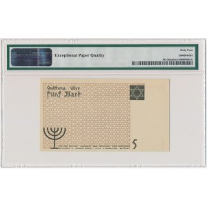 5 marek 1940 - PMG 64 EPQ - numerator czerwony