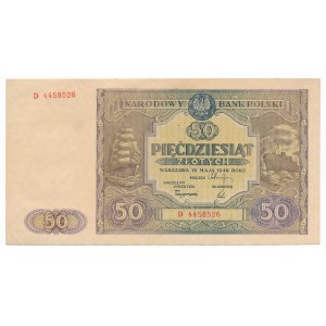 50 złotych 1946 - D -