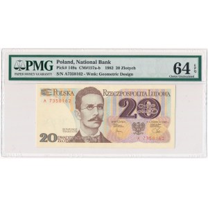 20 złotych 1982 - A - PMG 64 EPQ