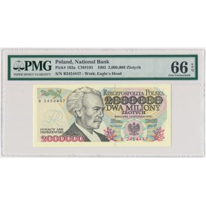 2 miliony złotych 1993 - B - PMG 66 EPQ