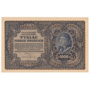 1.000 marek 1919 - III Serja AW - wąska numeracja