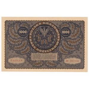 1.000 marek 1919 - III Serja AW - wąska numeracja