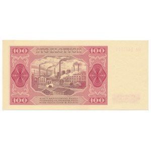 100 złotych 1948 - GA - bez ramki