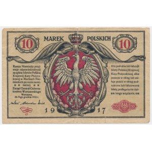 10 marek 1917 General biletów PCGS 64