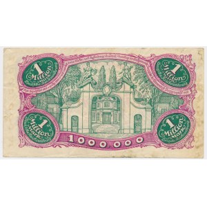 Gdańsk 1 milion marek 08 Sierpnia 1923 - num. 5 cyfrowa z ❊ obróconą