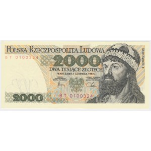 2.000 złotych 1982 - BT -