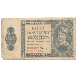 1 złoty 1938 - G -