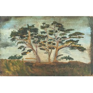 Franciszek Roman Rutkowski (1892 - 1940), Study of trees, ca. 1915.