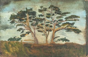 Franciszek Roman Rutkowski (1892 - 1940), Studium drzew, ok. 1915 r.