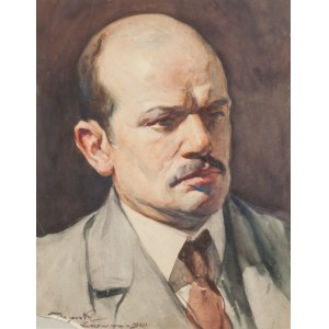Stanisław Janowski (1866 - 1942), Portret Mec. Bednarskiego we Lwowie, 1920 r.