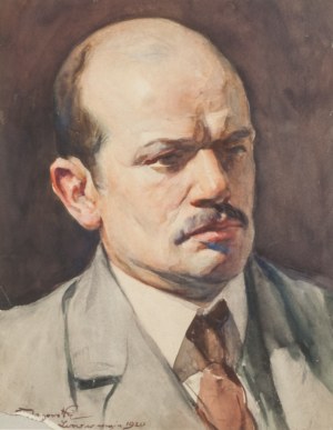 Stanisław Janowski (1866 - 1942), Portret Mec. Bednarskiego we Lwowie, 1920 r.