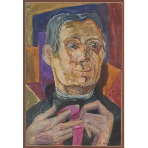 Marian Malina (1922 - 1985), Autoportret podwójny, 1963 r.