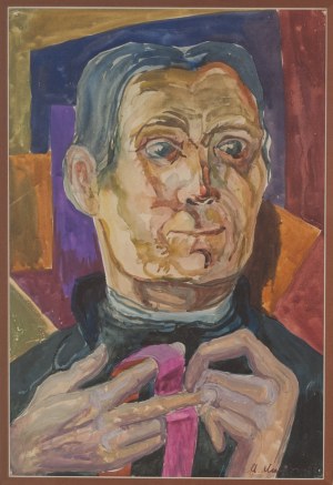 Marian Malina (1922 - 1985), Autoportret podwójny, 1963 r.