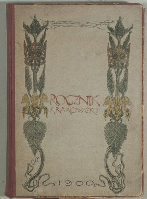 Stanisław Wyspiański (1869 - 1907), Okładka „Rocznika Krakowskiego”, 1900 r.