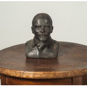 Lenin, odlew żeliwny; wys. 15 cm;