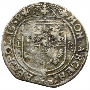 John II Casimir, 1/4 Thaler Krakau 1658 TLB