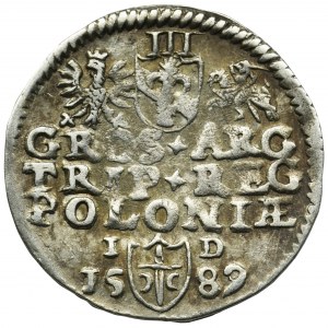 Zygmunt III Waza, Trojak Olkusz 1589 - rzadszy