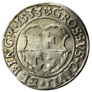 Sigismund I the Old, Groschen Elbing 1533 - PRVSSI