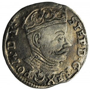 Stephen Bathory, 3 Groschen Vilnius 1582 - L/LIT