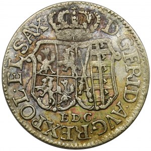 Augustus III of Poland, 1/12 Thaler Leipzig 1763 EDC