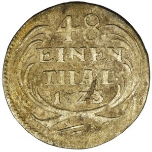 Augustus II the Strong, 1/48 Thaler Dresden 1723 IGS
