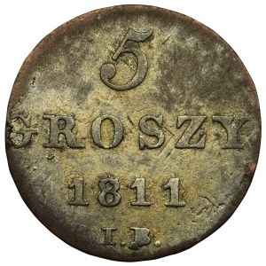 Księstwo Warszawskie, 5 Groszy Warszawa 1811 IB