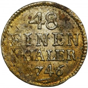 Augustus III of Poland, 1/48 Thaler Dresden 1746 FWôF