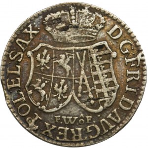 Augustus III of Poland, 1/12 Thaler Dresden 1763 FWôF
