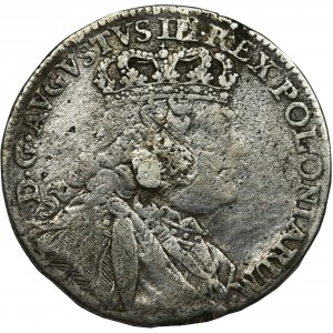 Augustus III of Poland, 18 Groschen Leipzig 1754 EC