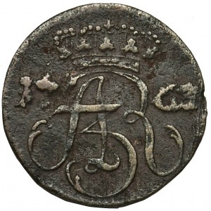 Augustus III of Poland, Shilling Danzig 1763 REOE