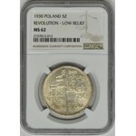 Revolution, 5 zlotych 1930 - NGC MS62