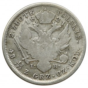 2 zloty Warsaw 1821 IB