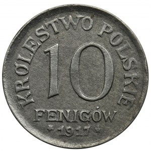 Królestwo Polskie, 10 fenigów 1917