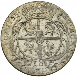 Augustus III of Poland, 18 Groschen Leipzig 1755 EC