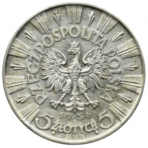 Piłsudski, 5 złotych 1936