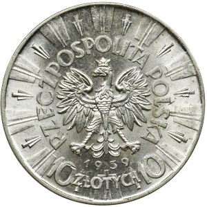 Piłsudski, 10 złotych 1939