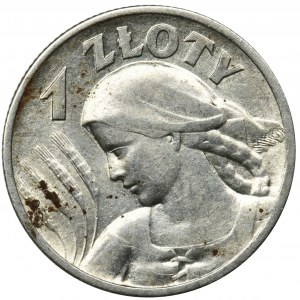 Kobieta i kłosy, 1 złoty Londyn 1925