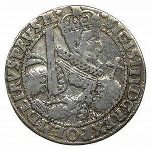 Sigismund III Vasa, 1/4 Thaler Bromberg 1622 - PRVS M