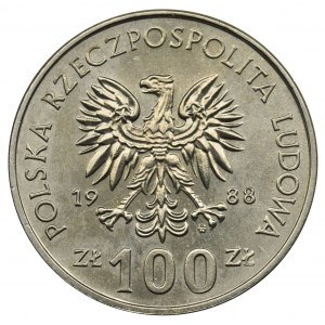 100 złotych 1988 - Jadwiga - bez znaku