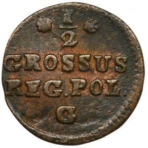 Poniatowski, 1/2 grosza Kraków 1767 G