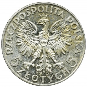 Queen Jadwiga, 5 zlotych Warsaw 1933 - NGC MS62