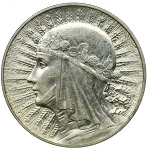 Głowa Kobiety, 5 złotych Warszawa 1934