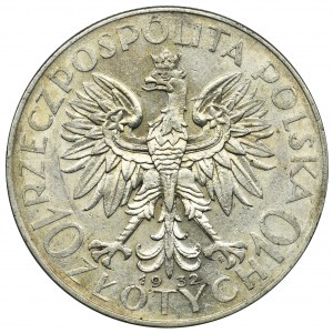 Głowa Kobiety, 10 złotych Warszawa 1932