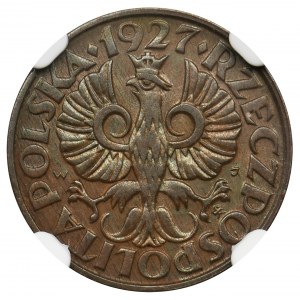 2 grosze 1927 - NGC MS62 BN