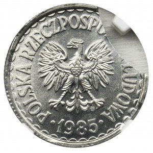 DESTRUKT, 1 złoty 1985 - NGC MS64