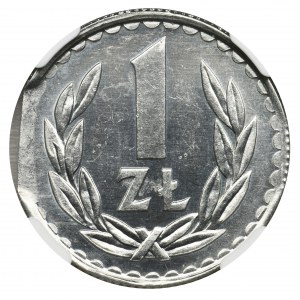 DESTRUKT, 1 złoty 1986 - NGC MS65